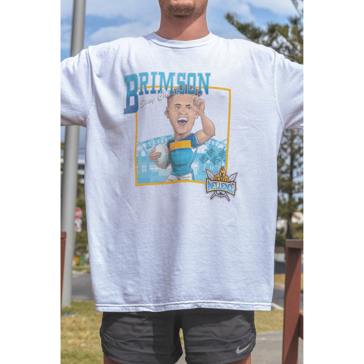 AJ Brimson Caricature Tee - Vintage Influence