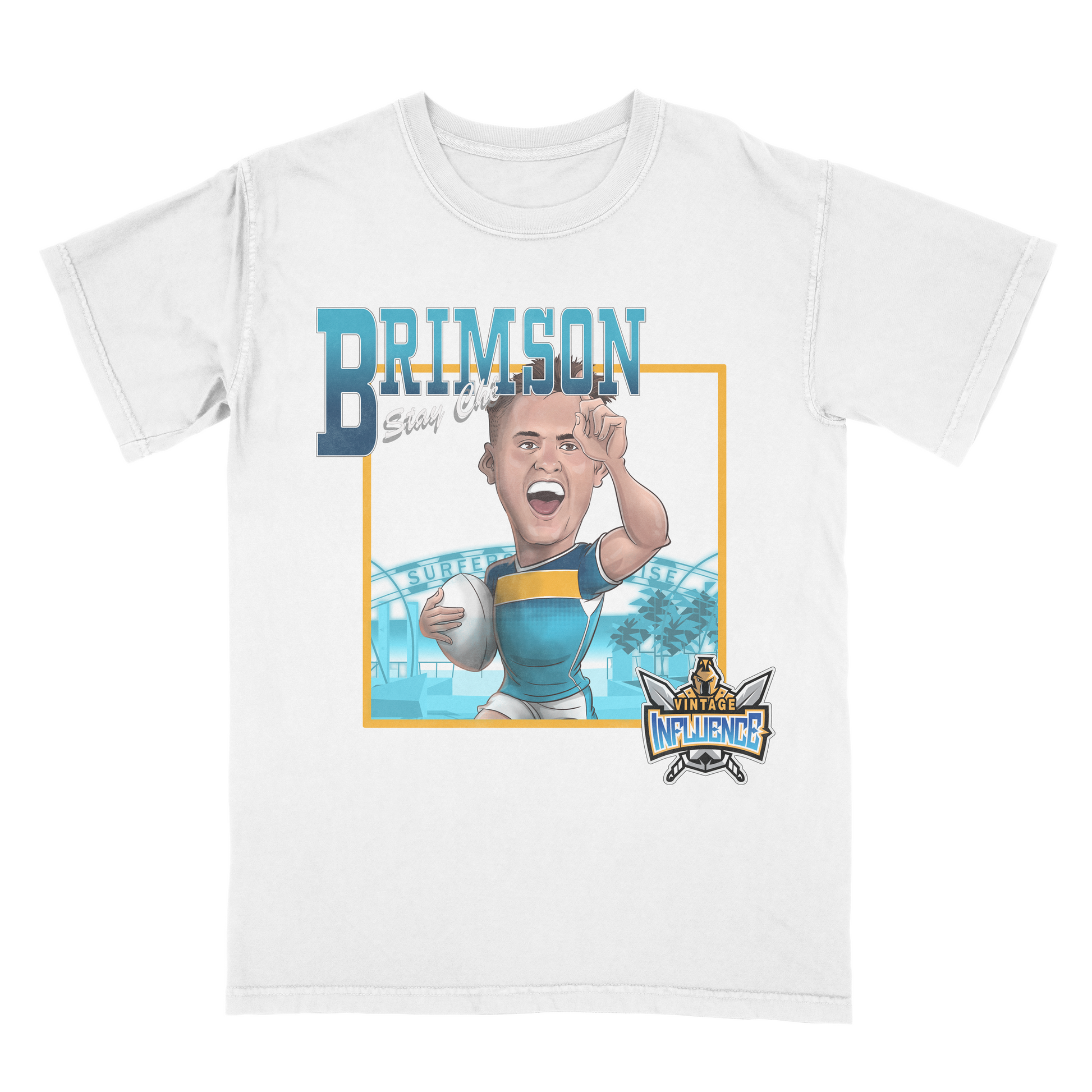 AJ Brimson Caricature Tee - Vintage Influence